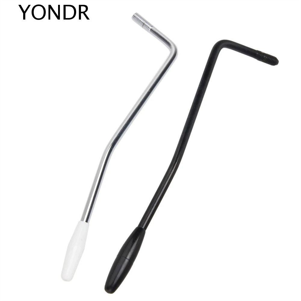 YONDR กีตาร์ไฟฟ้า Handle, 5 มม./6 มม.Crank Handle Tremolo แขนกีตาร์, Universal Single-shake Tremolo ระบบสีดํา/สีขาว Whammy Bar เพลงงานอดิเรก