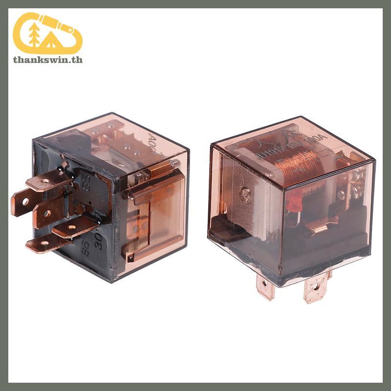 Thankswin รีเลย์ยานยนต์กันน้ํา 12/24V 100A 4/5Pin SPDT อุปกรณ์ควบคุมรถยนต์รีเลย์ th