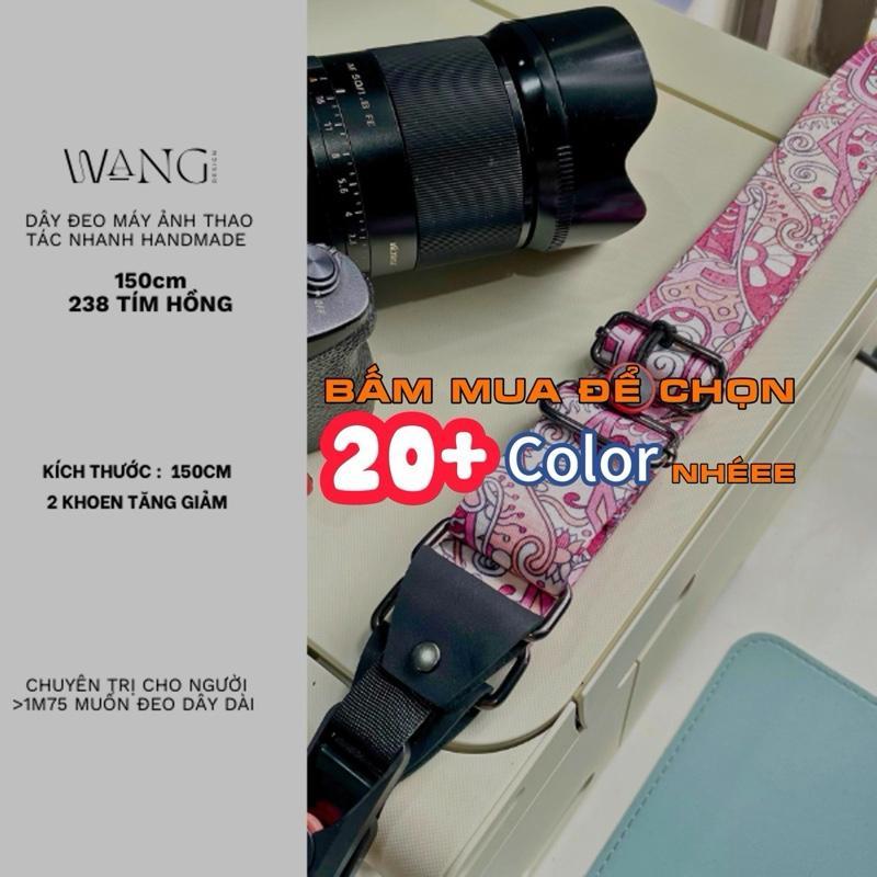 HANDMADE W150 FAST CAMERA STRAP พร้อม PATTERN, BROCADE คุณภาพสูง