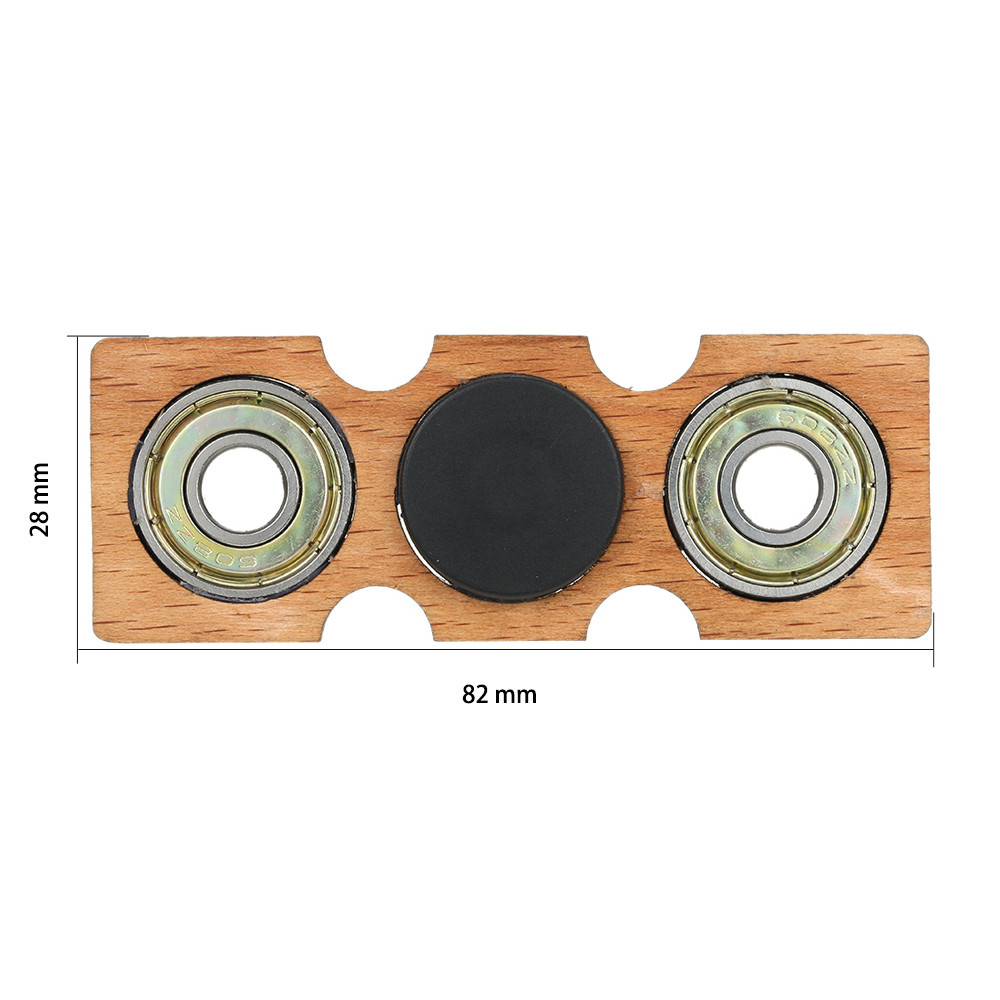 Fidget Hand Finger Spinner Spin Widget Focus EDC Pocket Desktoy ของขวัญไม้สี่เหลี่ยมผืนผ้าสำหรับเด็ก