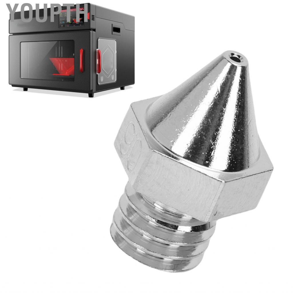 Youpth Youpth 3D เครื่องพิมพ์ Hotend หัวฉีดสำหรับ Raise3D N Series Pro2 Pro3 E2 0.6 มม.M6x13.8mm