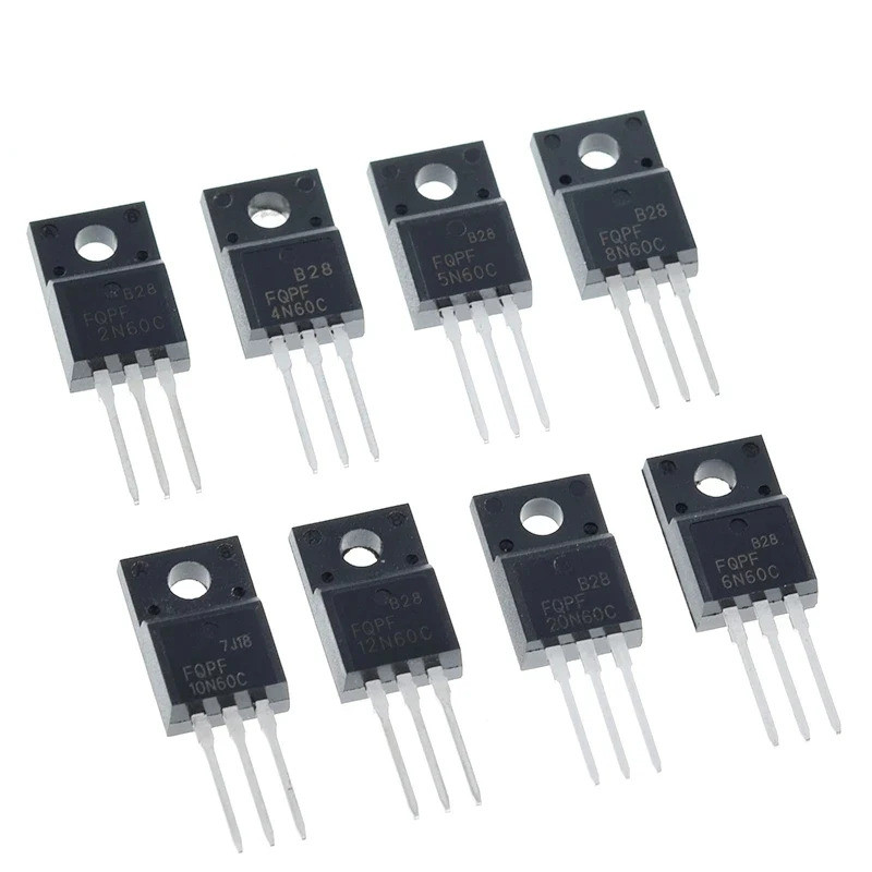 5PCS FQPF4N60C FQPF 5N60 6N60 7N65 8N60 10N60 12N60 15N60 20N60C MOSFET20N60C 600V TO220F N-channel 