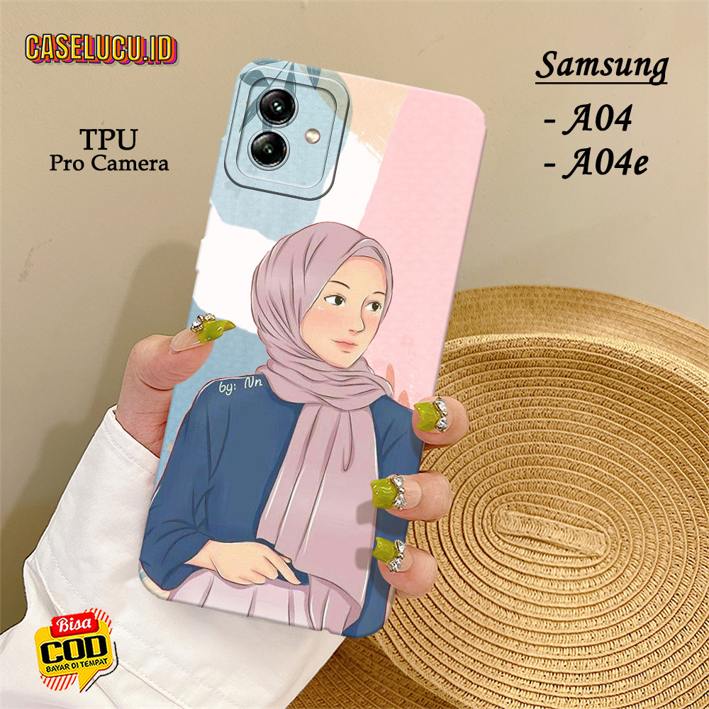 HP เคสโทรศัพท์ Samsung Galaxy A04 / A04e ใหม่ล่าสุด - เคสฮิญาบแฟชั่น - เคสโทรศัพท์ Samsung A04 / A04