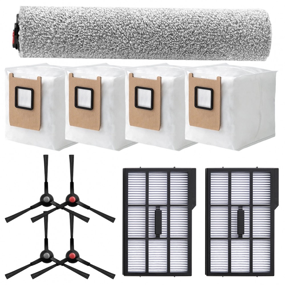 ชุดทําความสะอาดเต็มรูปแบบสําหรับ Eufy สําหรับ Omni E25 E28 แปรงหลักแปรงด้านข้างและตัวกรอง