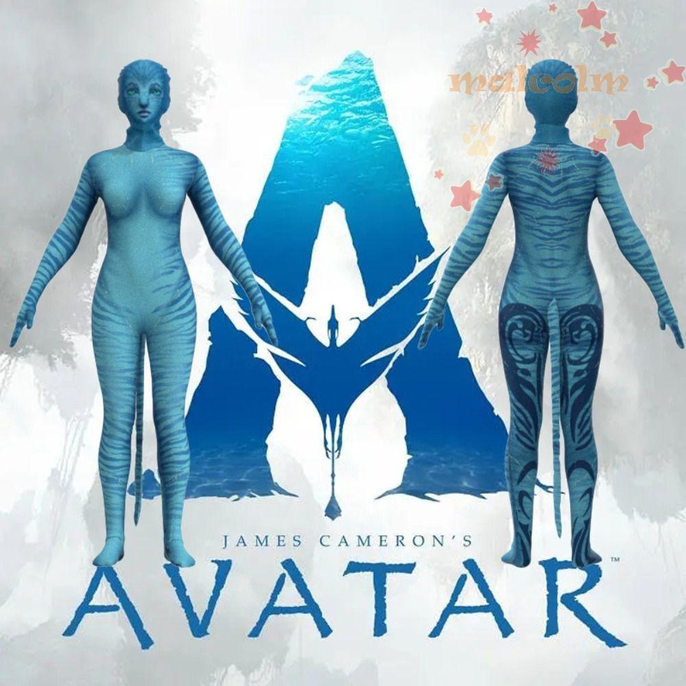 MALCOLM Avatar Jumpsuit สําหรับผู้หญิงเด็กภาพยนตร์ Avatar The Way of Water Rompers คอสเพลย์เครื่องแต