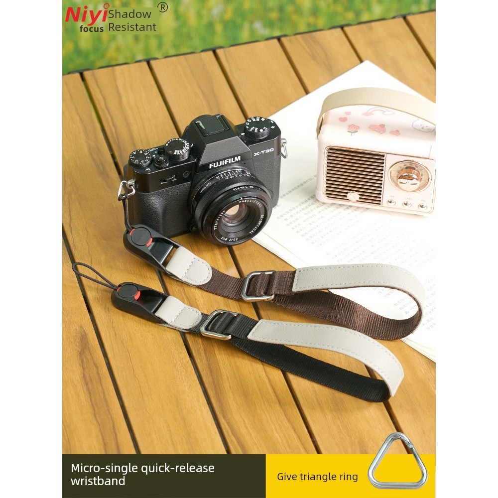 Shadow ทน DGII สไตล์ Quick Release สายรัดข้อมือเหมาะสําหรับ Sony ZVE10 รุ่นที่สอง A7M3 เข็มขัดป้องกั