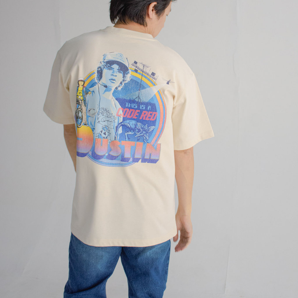 era-won เสื้อยืดเอราวอนแขนสั้น T-Shirt Oversize สกรีน era-won x stranger things สี CD