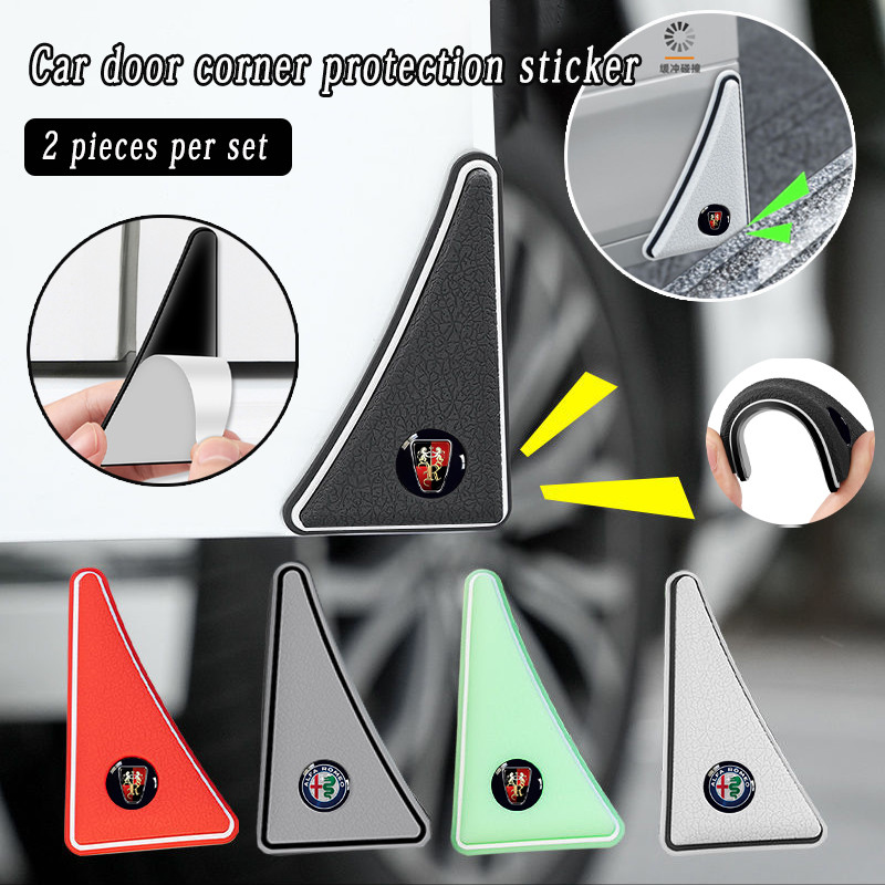 Roewe รถมุมประตูรถป้องกันการชนกันสติกเกอร์และขอบประตูสติกเกอร์ป้องกันรอยขีดข่วนสําหรับ Roewe ei5 i5
