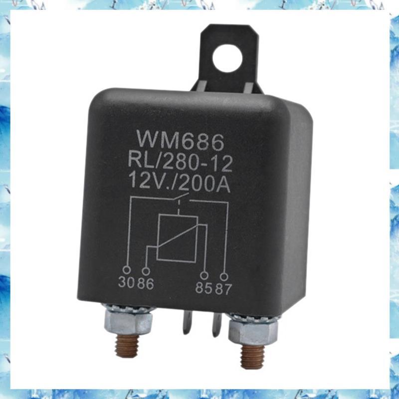 [ ] แบตเตอรี่ Isolator Relay 4-Pin WM686 Start Relay รีเลย์รถ RL/280 200A