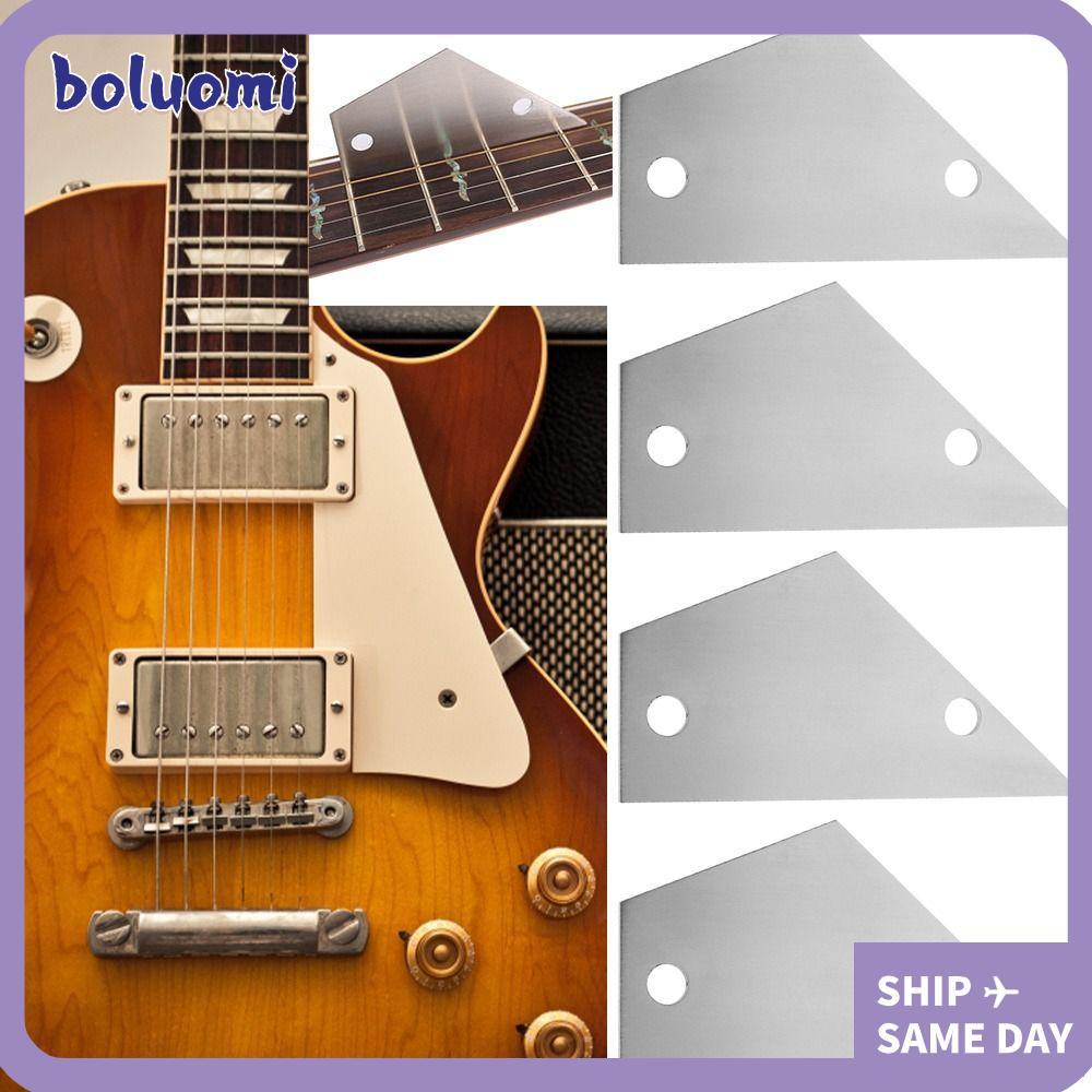 BOLUMI Fret Leveling Tool Fret Rocker 9.8*0.25*5 ซม. ไม้บรรทัดคอกีตาร์