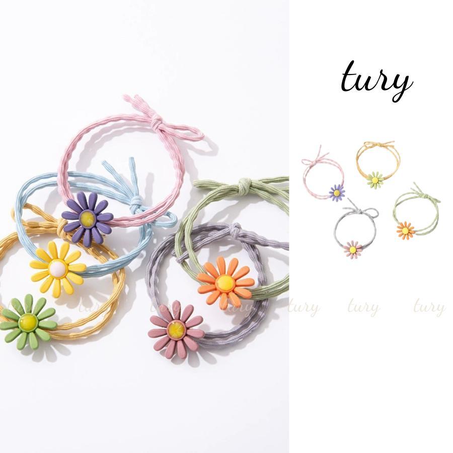 ผ้าผูกผม - Tury - ผ้าผูกผมลายดอกไม้น่ารัก - QT001