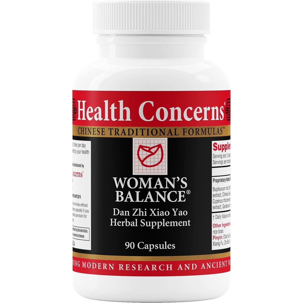 สุขภาพ Concerns Woman Balance – อาหารเสริมสมุนไพร PMS สําหรับผู้หญิง – ประจําเดือน Cycle & Menopause