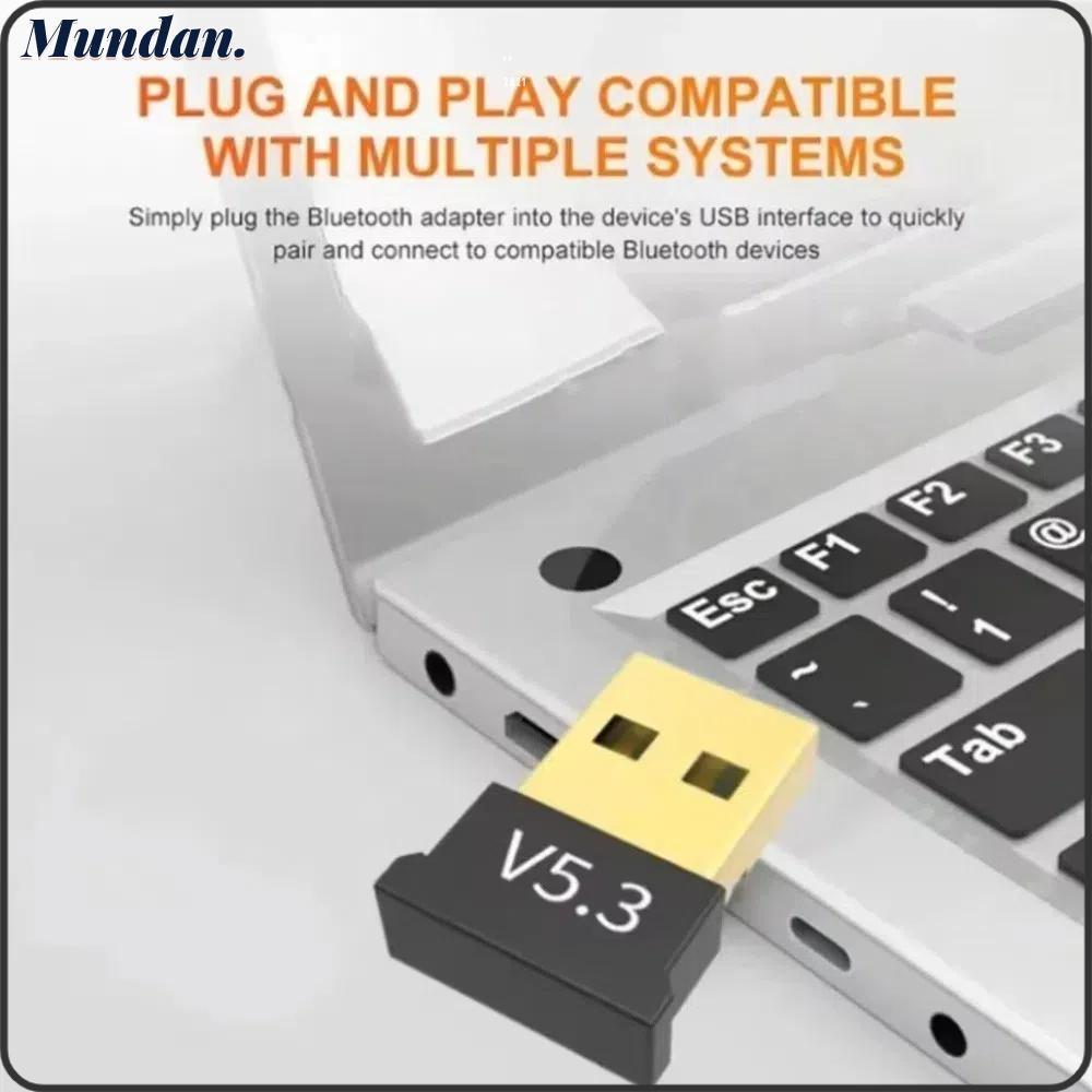 MUNDAN 5.3 อะแดปเตอร์, USB Bluetooth คอมพิวเตอร์ PC Transmitter Receiver, Multifunctional Bluetooth 