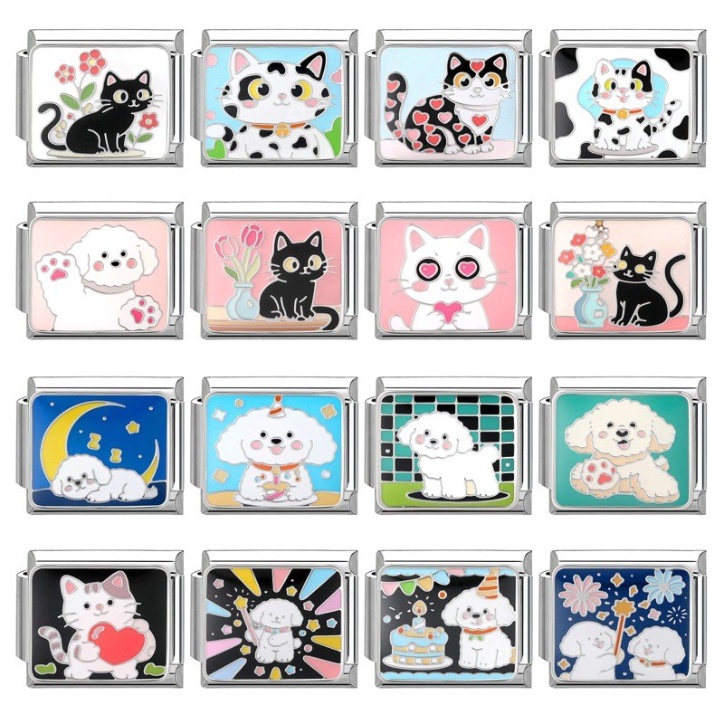 สร้อยข้อมือสแตนเลสมัลติฟังก์ชั่น อิตาลี charms สดหวาน เครื่องประดับสำหรับ DIY และตกแต่งได้เอง