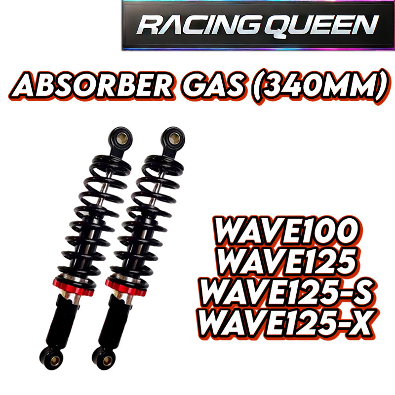 SHOCK ABSORBER 340MM WAVE125/ WAVE100/ DASH/ FUTURE/ WAVE110/ CLASS1 / EX5 110 / SPORT RIDER