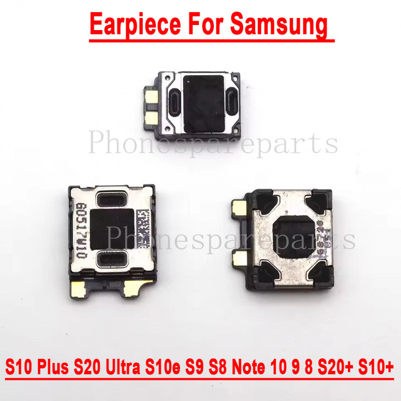 SAMSUNG สําหรับSamsung S10 Plus S20 Ultra S10e S9 S8 หมายเหตุ 10 9 8 S20 + S10 + ด้านหน้าด้านบนหูฟัง