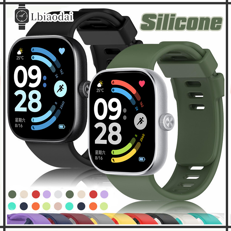 สายซิลิโคน Redmi watch 6 5 Redmi Watch 4 ยางรัดสร้อยข้อมือทดแทน Xiaomi Mi Band 10 9 8 Pro สายคล้องข้อมืออุปกรณ์เสริม