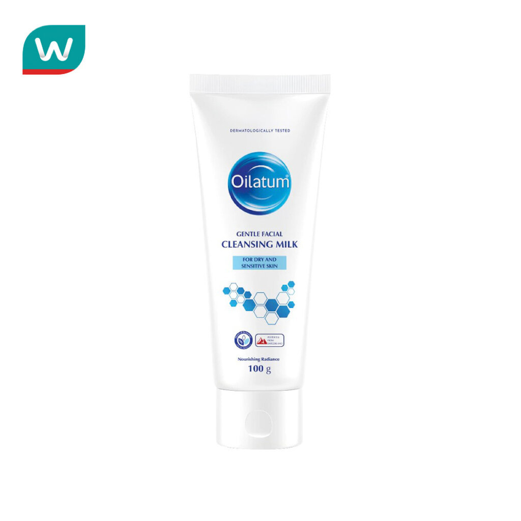 Oilatum ออยลาตุ้ม เจนเทิล เฟเชียล คลีนซิ่ง มิลค์ 100 กรัม