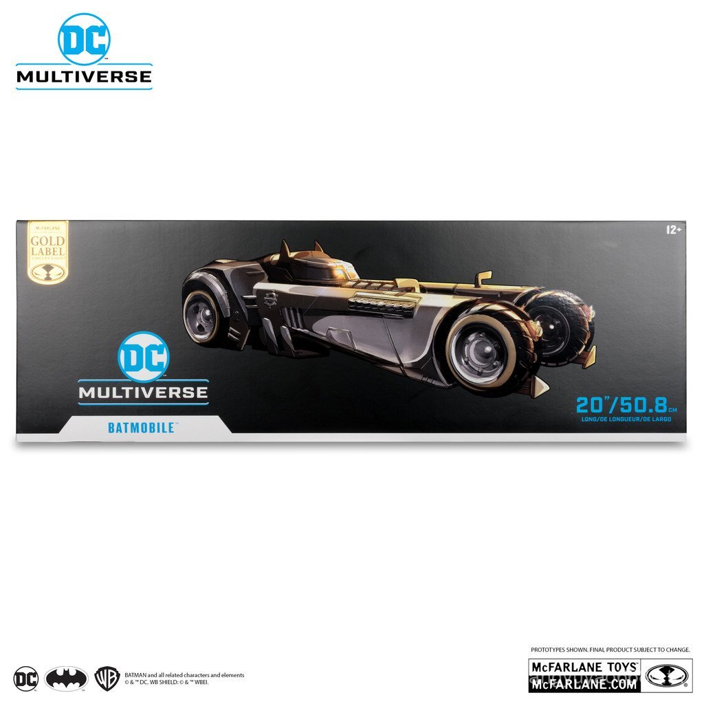 [คลังสินค้าพร้อม] Mcfarlane Mcfarlane DC Pale Knight Batmobile Car Model Model