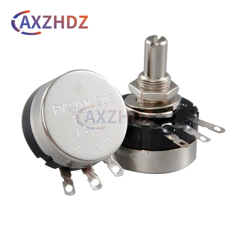 2W RV24YN20S 100 โอห์ม - 1M RV24YN Single Turn Rotary Carbon Potentiometer B102 B202 B502 B103 B204 