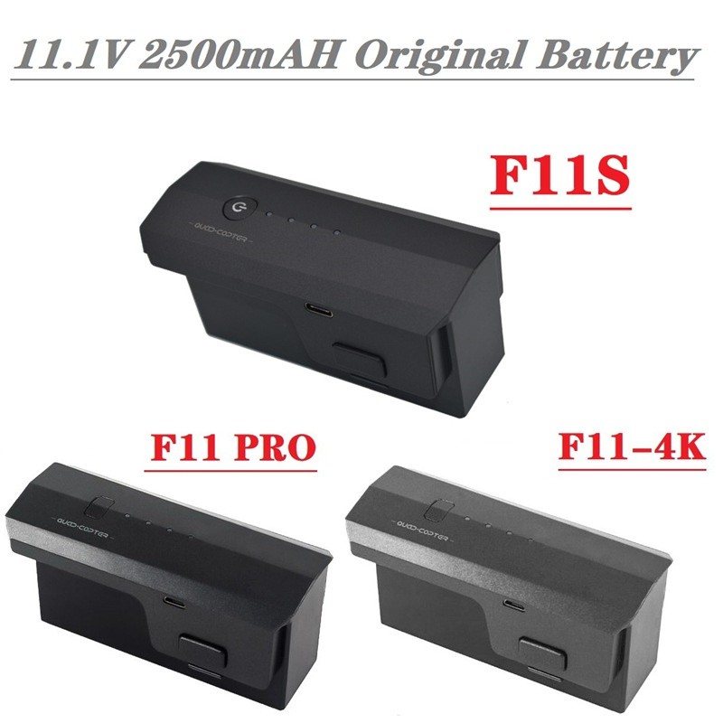 11.1โวลต์2500มิลลิแอมป์ชั่วโมง Lipo แบตเตอรี่สำหรับ SJRC F11/F11 Pro/ F11-4K Pro/ F11S 4พัน PRO จมูก