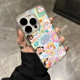 🦋เคสไอโฟน เคสใสกากเพชร สำหรับ iPhone17 11 16 pro max 13 12 14 15 promax 7 plus เคสใสกันกระแทก วิจิตร