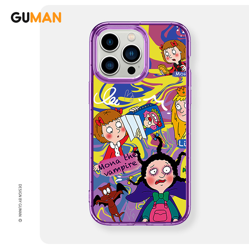 GUMAN เคสไอโฟน เคสนุ่มกันกระแทก การ์ตูนตลก น่ารักผู้หญิง เคสโทรศัพท์ for iPhone 17 Air 16 15 14 13 1