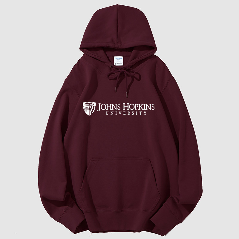 JHU John Hopkins University Hopkins School Uniform Sweatshirt ของที่ระลึกเสื้อแจ็คเก็ตฤดูหนาว Class 