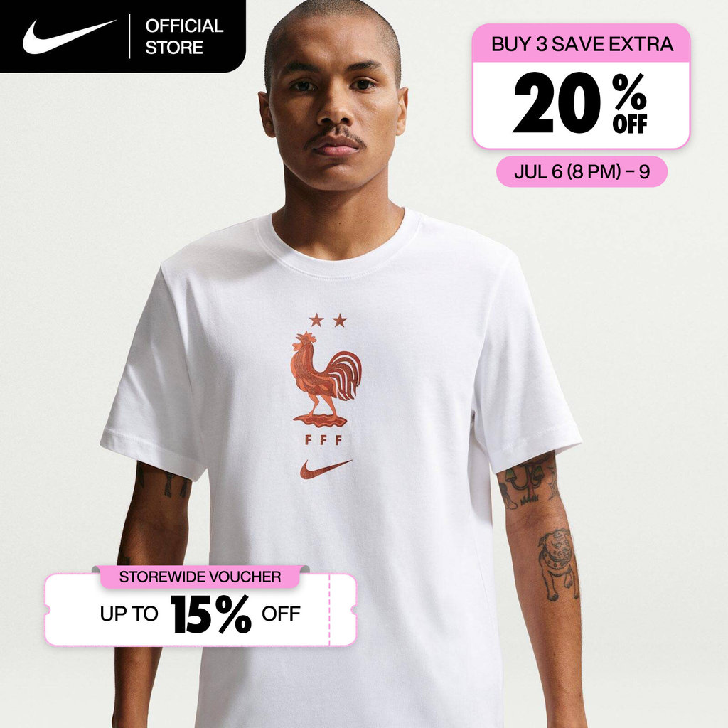 Nike Men's FFF Soccer T-Shirt - White [IH2181-100]