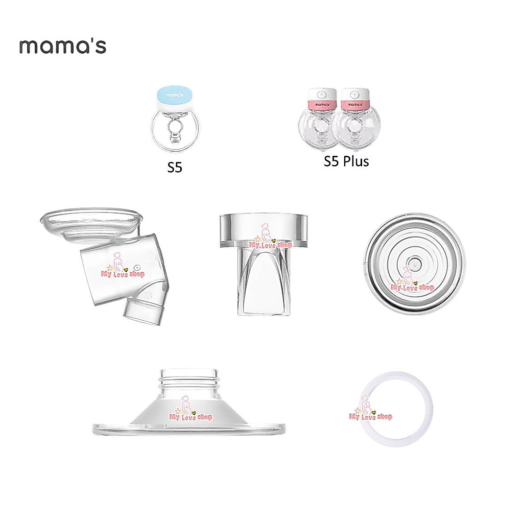 อุปกรณ์เสริมเครื่องปั๊มนมแฮนด์ฟรีของ Mama(อะไหล่)(S5)(S5 PLUS)