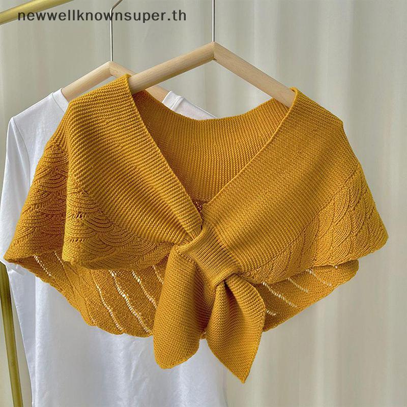 NEW ปลอกคอผ้าคลุมไหล่ถักผู้หญิง - Summer AC Scarf & Blouse Shoulder Cover SUPER