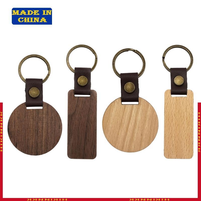 HIK 10 ชิ้นพวงกุญแจวินเทจแกะสลักพวงกุญแจจี้ Pu หนัง Key Chain สําหรับคีย์กระเป๋ากล้อง