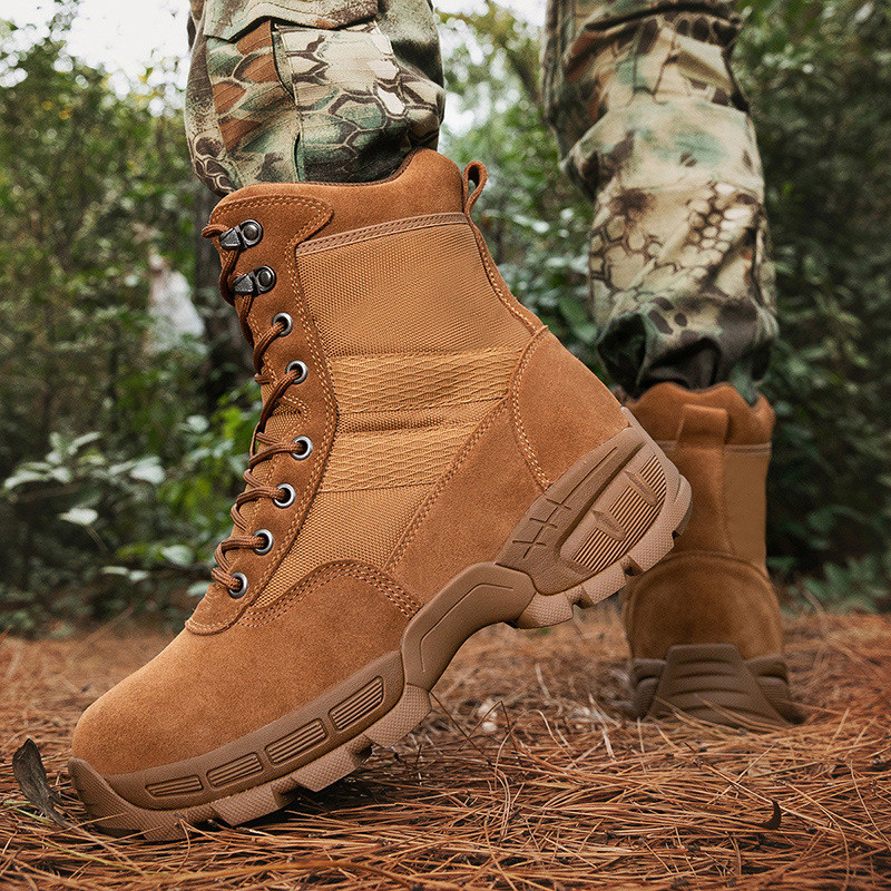 Magnan ขนาดใหญ่ขนาดยุทธวิธีรองเท้าผู้ชายกลางแจ้ง Multi-Terrain Combat Boots ทหาร Combat Boots รองเท้