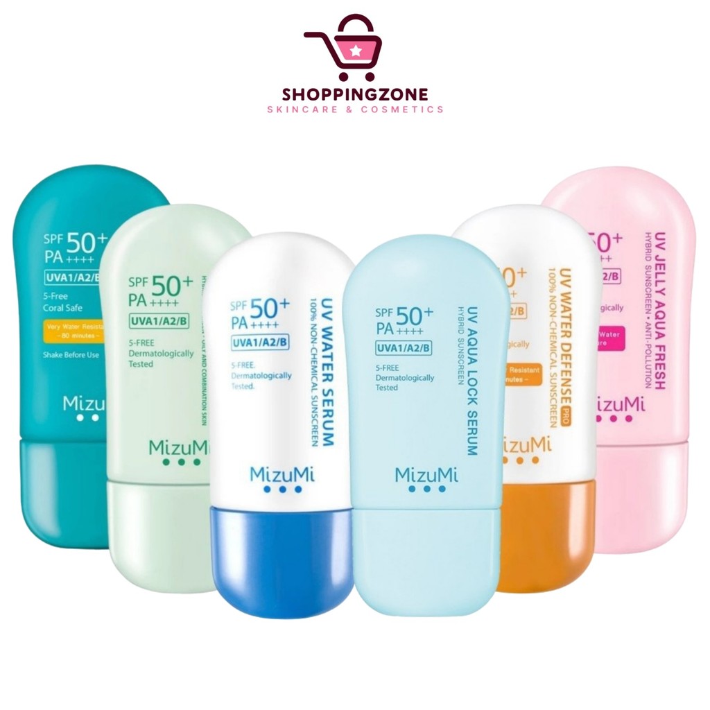 [1 หลอด] MizuMi UV Water Serum / Defense Pro / Sport / Jelly / Matte & Oil / Aqua มิซูมิ ครีมกันแดด 