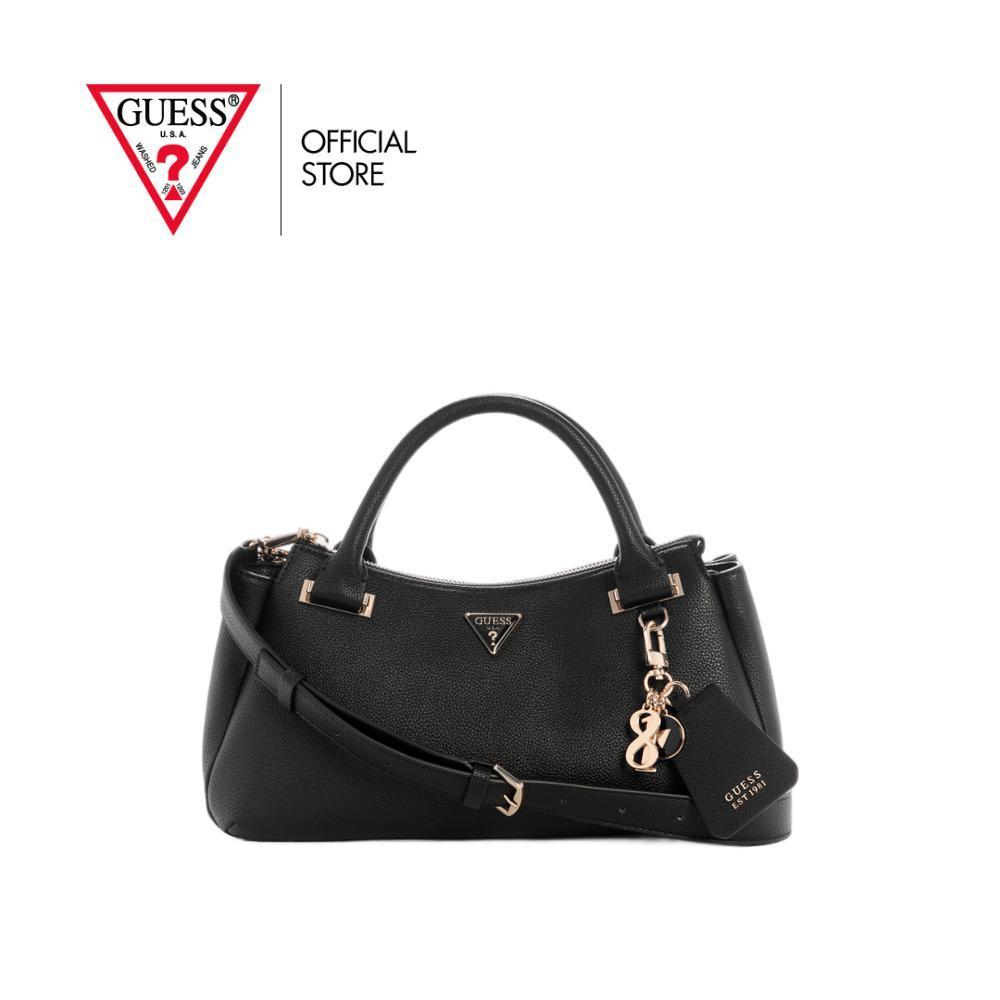กระเป๋า Guess รุ่น BG966406 EVIE TRIPLE COMP SATCHEL สีดำ