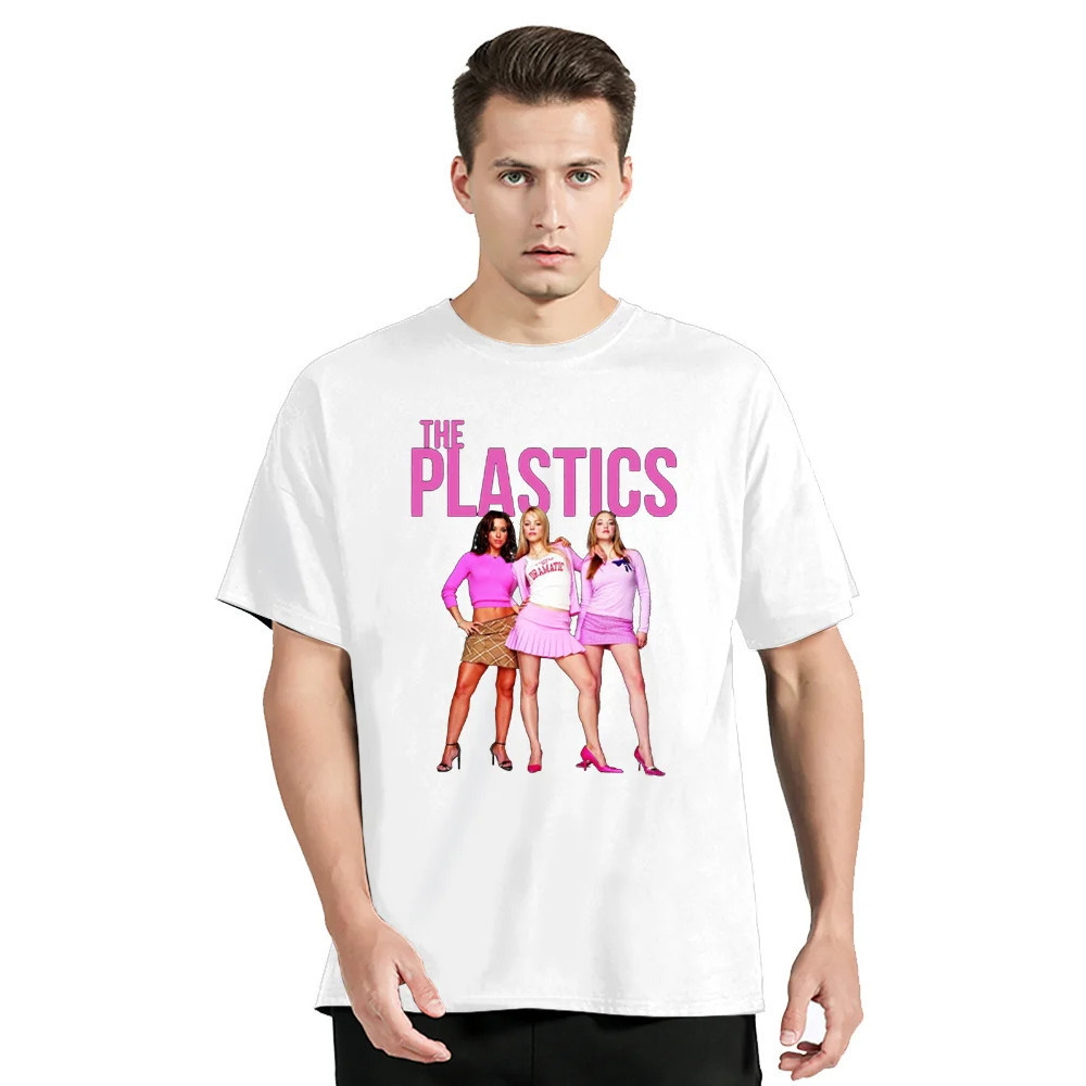 CXXE 2026 วาฟเฟิลของขวัญสําหรับเพื่อนผู้ชายเสื้อยืดผ้าฝ้าย 100% Mean Girls พลาสติกภาพยนตร์ Smallmedi