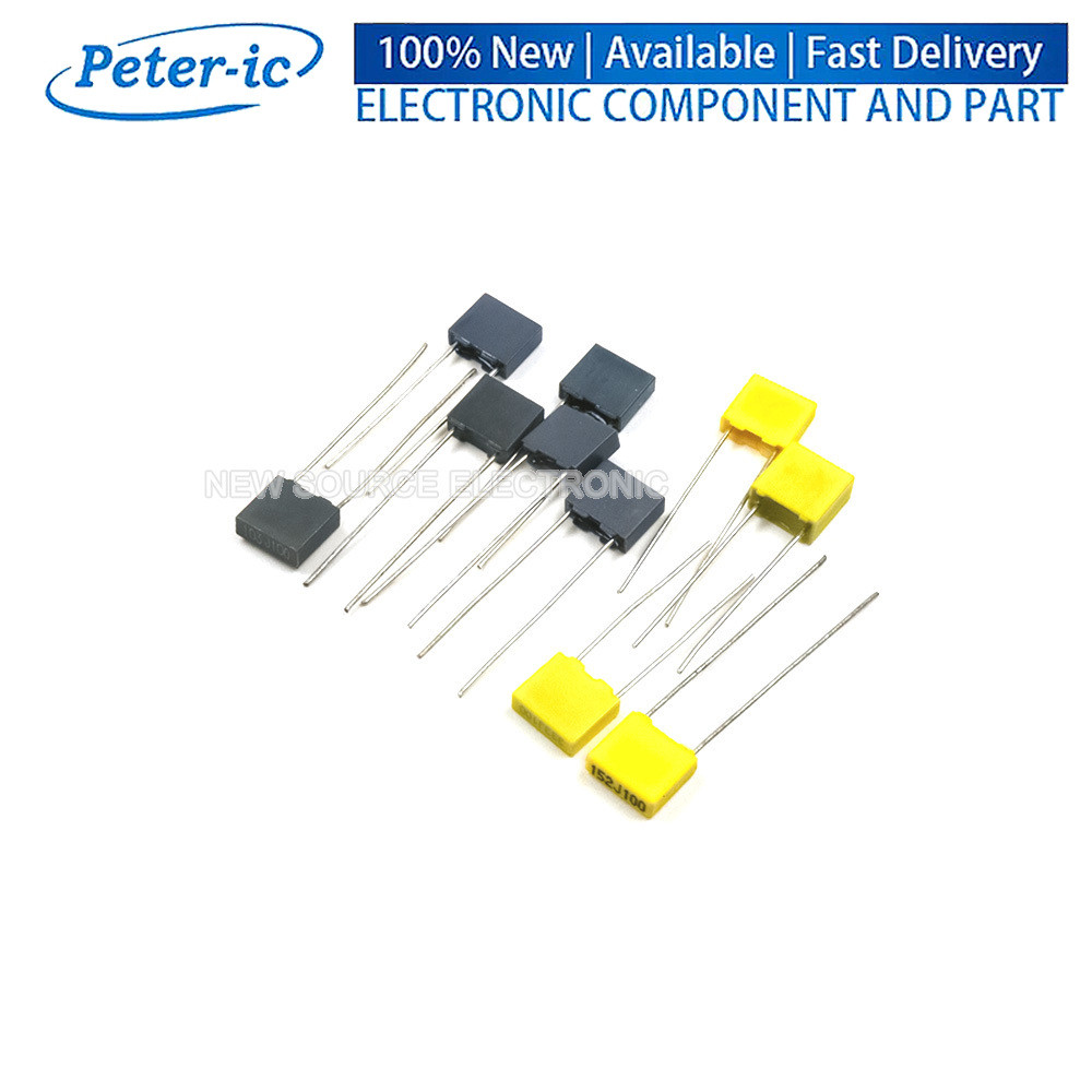 (5 ชิ้น) 100V 63V Correction Capacitor 5 มม.Pitch 1nF 10nF 100nF 1uF 15nF 2.2nF 22nF 4.7nF 47nF 470n