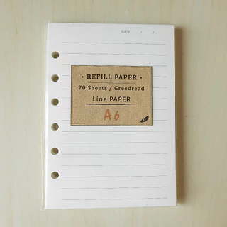 HILMYNA Refill paper A5 กระดาษรีฟิลล์ขนาดA5 *ใช้ได้กับสมุดของHILMYNA เท่านั้น