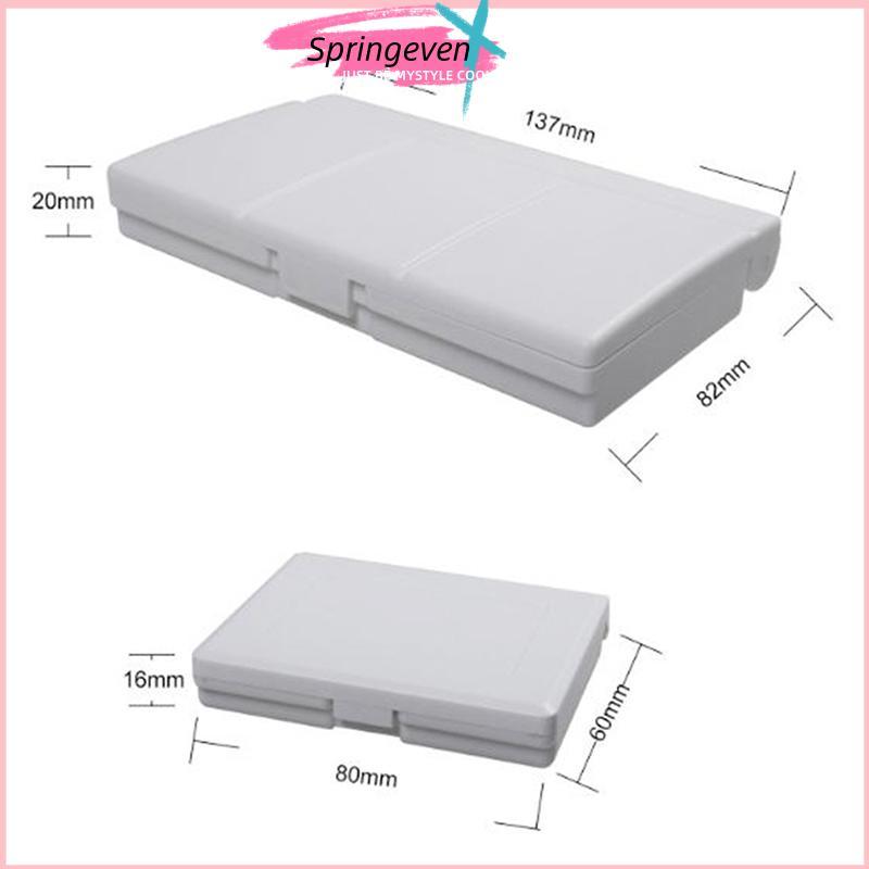 Srenf 12/24Grid สีน้ํา Palette Empty Palette กล่องถาดสี + 12/24 กล่องเล็ก Glory
