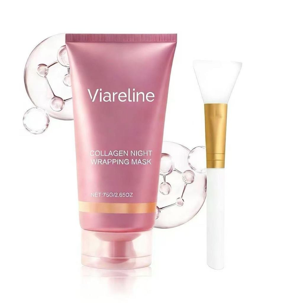 Collagen Night Mask, Collagen Mask, Easy-Tear Collagen Night Facial Mask, Firming Care SGOM
