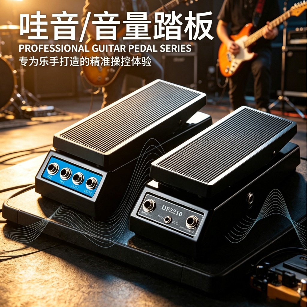 Wow Sound Pedal กีตาร์ไฟฟ้า WAH-WAH Wow Sound Effect Pedal Bass กีตาร์อุปกรณ์เสริม Wow Sound/Volume 