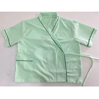 เสื้อคลุมแบบป้าย เสื้อผู้ป่วย เสื้อโรงแรม (สินค้าพร้อมส่ง)