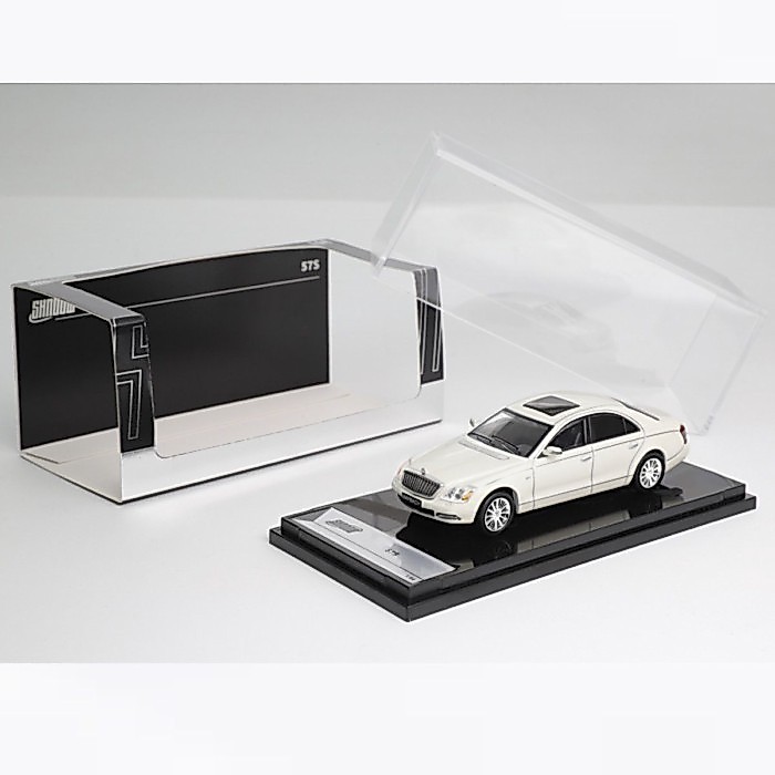 Shadow 164 Alloy Sports Car Model White Maybach 57S เหมาะสําหรับ Maybach