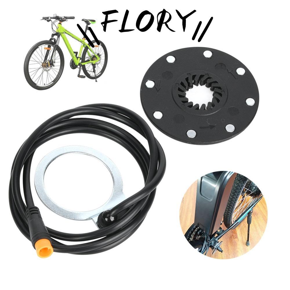 FLORY11 Ebike Power Sensor, 3 ขา 24/36/48V Pedal Assist Sensor, ทนทาน 90 ซม.ความยาว 8 แม่เหล็กเซ็นเซ