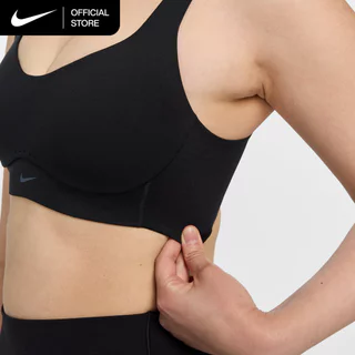 Nike Women's Alate High Support Padded Convertible Sports Bra Sports Bra - Black [FJ2764-010]