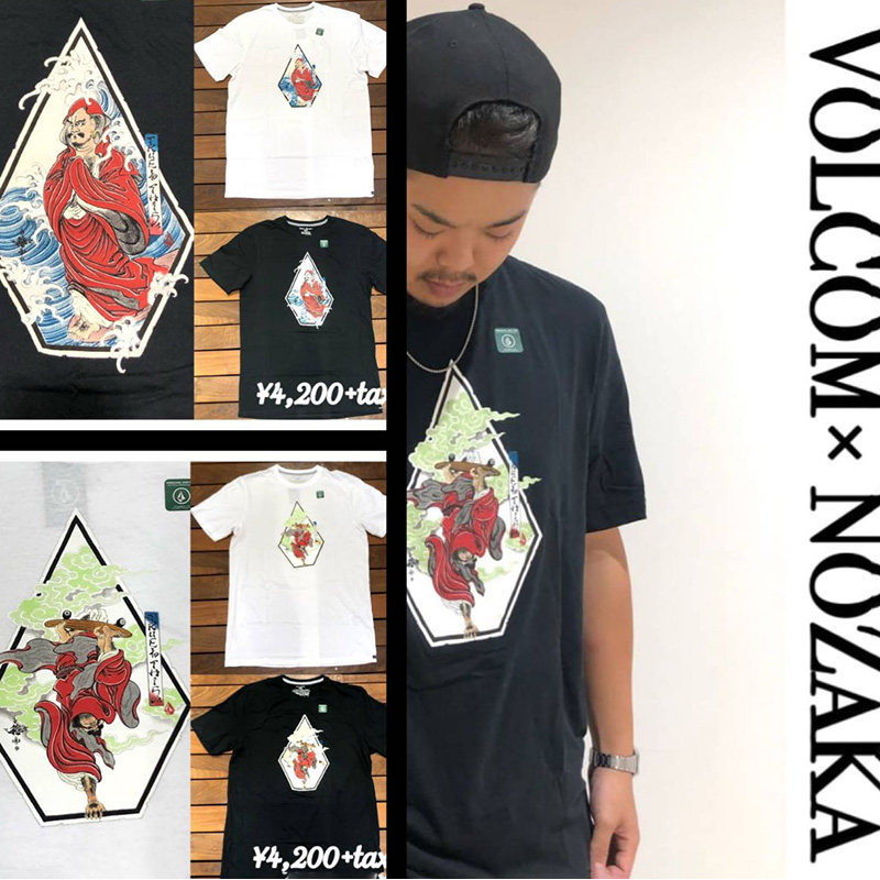 American Tide Volcom Cotton Crew Neck T-Shirt Skateboarding Sports Casual Short Sleeve T-Shirt Mens 