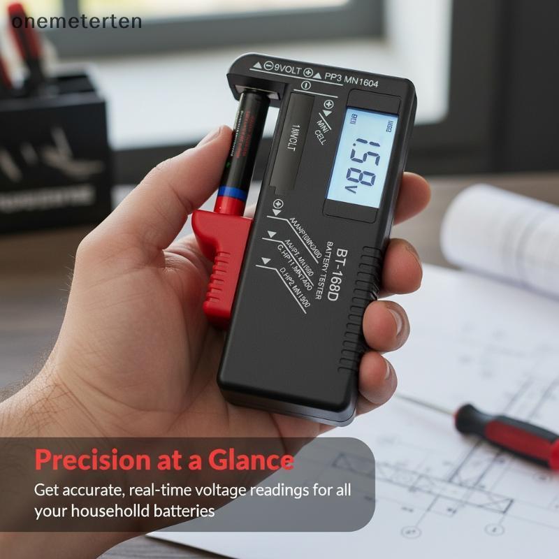 Rten BT-168 PRO Professional Load Analyzer เครื่องทดสอบแบตเตอรี่ดิจิตอล Fast Detect ความจุสําหรับการ