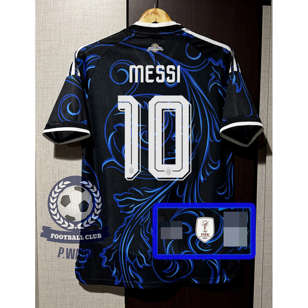 New !! เสื้อฟุตบอลโลก ทีมชาติ อาเจนติน่า PLAYER เกรดนักเตะ Away ชุดเยือน ปี 2026 ฟลูออฟชั่นชื่อเบอร์นักเตะในทีม