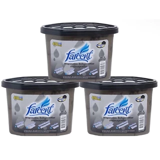 (แพ็ค3) กล่องดูดความชื้น FARCENT CHARCOAL ฟาร์เซ็นท์ กล่องดูดความชื้น 500 มล. กล่องดูดความชื้น ไม่มีกลิ่น
