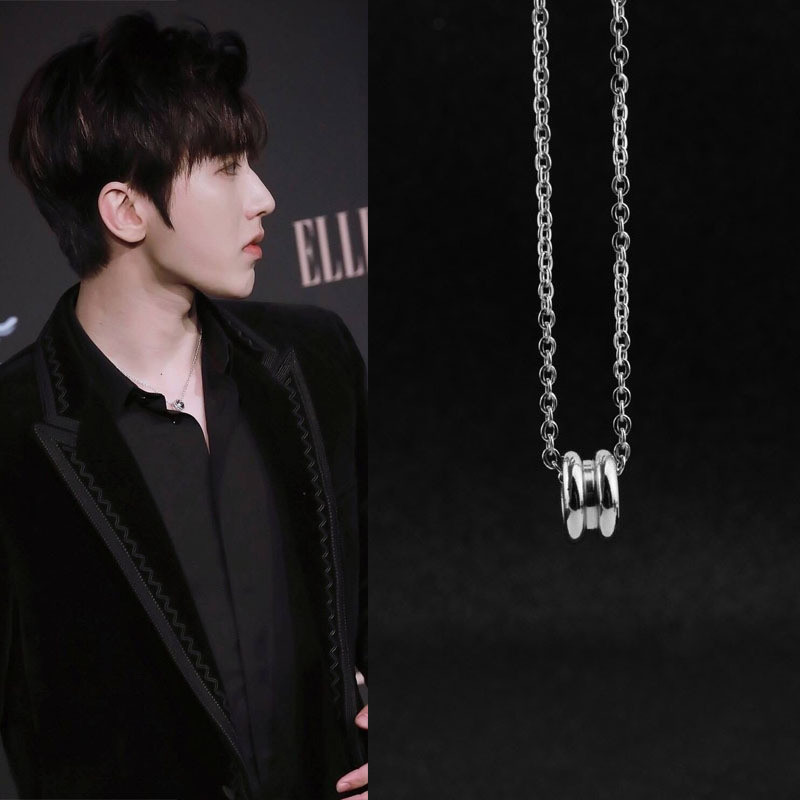 Cai Xukun เดียวกันสไตล์สร้อยคอสั้นสร้อยคอคอผู้ชายผู้หญิง Harajuku ing สร้อยคอขนาดเล็กอุปกรณ์ต่อพ่วงเ